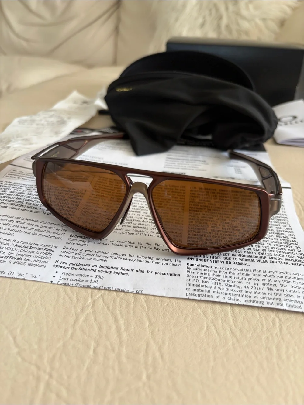 Oakley Massillon Brown Titanium  Matte Brown Smoke Sunglasses 6029-0361
